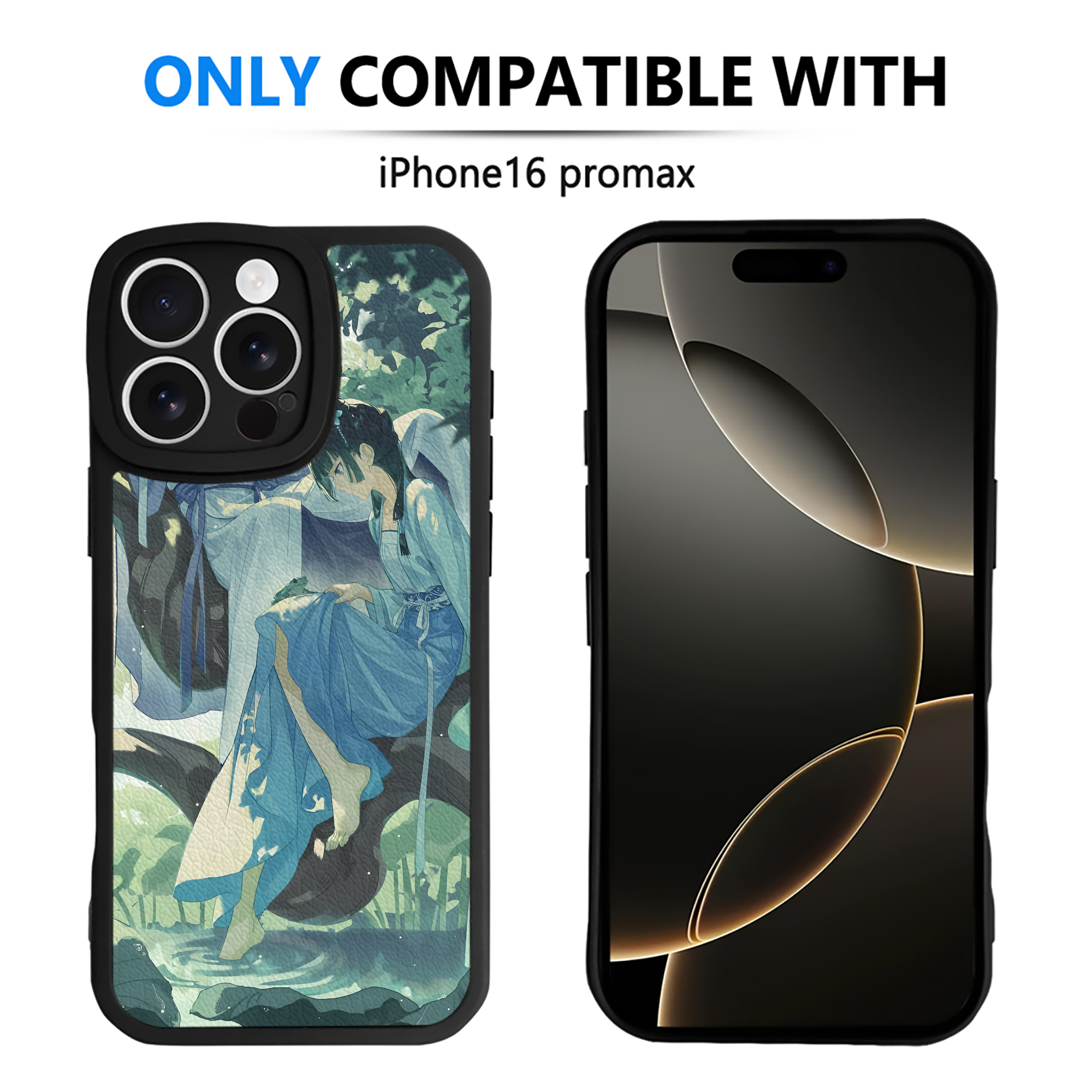 （画像用） 薬屋のひとりごと The Apothecary Diaries 【iPhone 16シリーズ対応】シリコンスマホケース（レザー調） 材質：シリコン